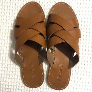 Madewell Boardwalk Woven Slide Sandals